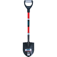Heavy-Duty Round Point Shovel, Carbon Steel Blade, Fibreglass, D-Grip Handle PB Rental Co. Ltd.