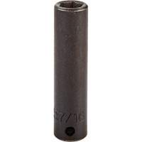 Socket, Impact, 7/16", 3/8" Drive, 6 Points, Deep PB Rental Co. Ltd.