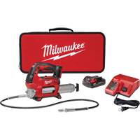 Ensemble de pistolet graisseur sans fil &agrave; deux vitesses M18, Lithium-ion, 18 V PB Rental Co. Ltd.