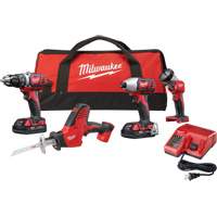 M18 Cordless 4-Tool Combo Kit, Lithium-Ion, 18 V PB Rental Co. Ltd.