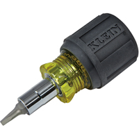 Stubby Multi-Bit Screw Driver With Sq.Recess, 3-1/5" L, Cushion Grip Handle PB Rental Co. Ltd.