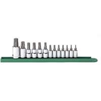 Bit Socket Set, Torx&reg;, 1/2"/1/4"/3/8" Drive, 13 Pcs PB Rental Co. Ltd.