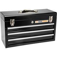 Boîte &agrave; outils portative, 20" la, 3 tiroirs, Noir PB Rental Co. Ltd.