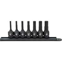 Hex Bit Impact SAE Socket Set, 7 Pieces PB Rental Co. Ltd.