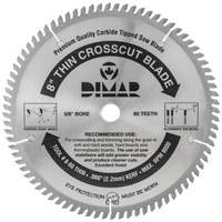 Industrial Saw Blade - Crosscut Thin Kerf, 8", 80 Teeth, Wood Use PB Rental Co. Ltd.