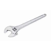 Adjustable Tapered Handle Wrench - Carded, 15" L, 1-11/16"/43 mm Max Width, Chrome/Polished PB Rental Co. Ltd.