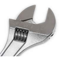 Adjustable Tapered Handle Wrench - Carded, 15" L, 1-11/16"/43 mm Max Width, Chrome/Polished PB Rental Co. Ltd.