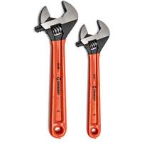 Black Oxide Wrench Set with Cushion Grips, Adjustable, 2 Pieces, Imperial and Metric PB Rental Co. Ltd.