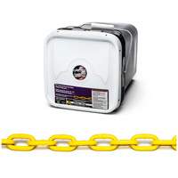 Proof Coil Chain, Low Carbon Steel, 1/4" x 75' (22.9 m) L, Grade 30, 1300 lbs. (0.65 tons) Load Capacity PB Rental Co. Ltd.