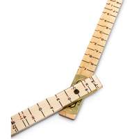 Red End&reg; Oversized Brick Mason Rule, 6' L, Wood, 1/16" Graduations PB Rental Co. Ltd.