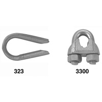 Wire Rope Clips with Thimble Set PB Rental Co. Ltd.