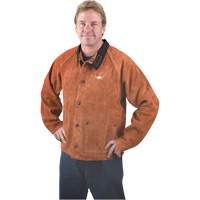 Veste de soudage, Cuir, 4T-Grand, Lava Brown PB Rental Co. Ltd.