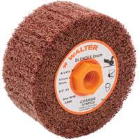 Blendex Surface Conditioning Drum, 4-1/4" Dia. x 2" W, 5/8"-11 Arbor, Coarse Grit PB Rental Co. Ltd.