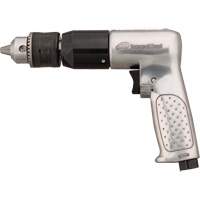 Perceuse pneumatique r&eacute;versible, 4 pi³/min, 1/4" NPTF, 94 dBA, 1/2" mandrin, Avec cl&eacute; PB Rental Co. Ltd.