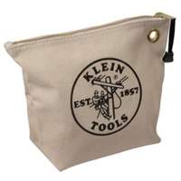Zipper Tool Pouch, Canvas, 1 Pockets, Natural PB Rental Co. Ltd.