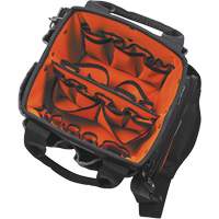Tradesman Pro Tool Tote, Ballistic Nylon, 40 Pockets, Black/Orange PB Rental Co. Ltd.