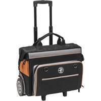 Tradesman Pro Rolling Tool Bag, Ballistic Polyester, 24 Pockets, Black/Orange PB Rental Co. Ltd.