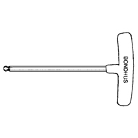Individual Hex Keys - SAE, Ball End, 3/32" x 6" L, T Handle PB Rental Co. Ltd.