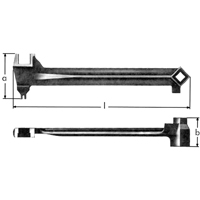 l&eacute;s &agrave; bonde, 2-1/2", Longueur de 15-1/15" PB Rental Co. Ltd.