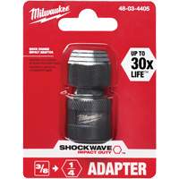 Adaptateur de douille carr&eacute;e &agrave; hexagonale pour tournevis &agrave; percussion Shockwave, Chocs, Prise 1/4", Douille 3/8", 1,875" lo PB Rental Co. Ltd.
