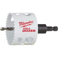 Hole Dozer Hole Saw with Arbor, 2-1/2", 1-5/8" Depth of Cut, Bi-Metal PB Rental Co. Ltd.