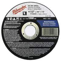 Depressed Centre Cut-Off Wheels, 5" x 0.045", 7/8" Arbor, Type 27, Aluminum Oxide, 13580 RPM PB Rental Co. Ltd.