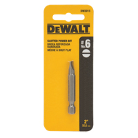 Embout de tournevis, Fente, Embout #6, Prise 1/4", Longueur 2" PB Rental Co. Ltd.