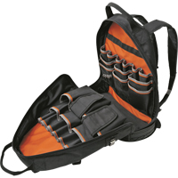 Tradesman Pro Electrician's Backpack Organizer, 14" L x 7" W, Black, Ballistic PB Rental Co. Ltd.