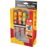 160 i / 168 i /6 VDE Insulated Screwdriver Set, 1000 V, 6 Pcs PB Rental Co. Ltd.