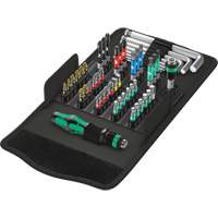 Kraftform Kompakt 100 Screw Driving set 52-PC, 6-1/32" L, Plastic Handle PB Rental Co. Ltd.