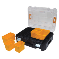 TSTAK&reg; V Organizer with Clear Lid, 17-1/4" x 13" x 6", Black PB Rental Co. Ltd.