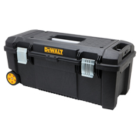 Tool Box on Wheels, 12-1/2" W x 28-1/2" D x 12" H, Black PB Rental Co. Ltd.