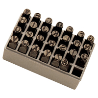 Jeu de lettres pour estampage &agrave; la main, 27 morceaux PB Rental Co. Ltd.