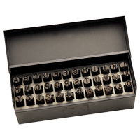 Jeu de lettres et num&eacute;ros pour estampage &agrave; la main, 36 morceaux PB Rental Co. Ltd.