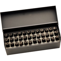 Jeu de lettres et num&eacute;ros pour estampage &agrave; la main, 36 morcea PB Rental Co. Ltd.