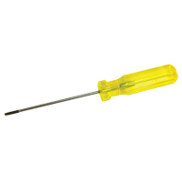 Tournevis &agrave; fente d'&eacute;lectricien, Tige de 1/8", Ronde, 7-1/4" lo, Prise en Plastique PB Rental Co. Ltd.