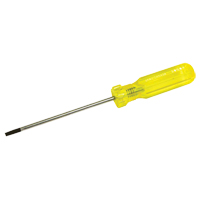 Tournevis &agrave; fente d'&eacute;lectricien, Tige de 5/32", Ronde, 7-3/4" lo, Prise en Plastique PB Rental Co. Ltd.