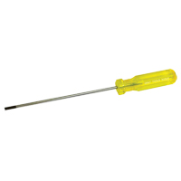 Tournevis &agrave; fente d'&eacute;lectricien, Tige de 5/32", Ronde, 9-1/2" lo, Prise en Plastique PB Rental Co. Ltd.