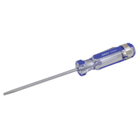 Tournevis &agrave; fente, Tige de 1/8", Ronde, 5-1/2" lo, Prise en Plastique PB Rental Co. Ltd.
