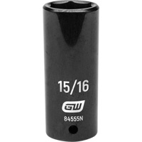 Socket, Impact, 15/16", 1/2" Drive, 6 Points, Deep PB Rental Co. Ltd.
