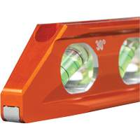 Torpedo Billet Level, 8" L, Aluminum, 4 Vials, Magnetic PB Rental Co. Ltd.