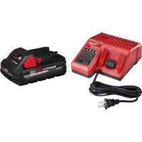Ensemble de charge de blocs-pile M18 Redlithium High Output CP3.0, 18 V, Lithium-ion PB Rental Co. Ltd.
