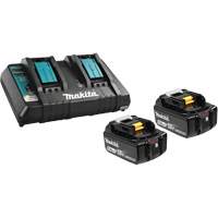 Ensemble de batterie au lithium-ion & chargeur &agrave; double port, 18 V, Lithium-ion PB Rental Co. Ltd.