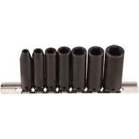 Socket Set, 7 Pcs, Impact, 1/4" Drive Size, Deep PB Rental Co. Ltd.