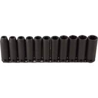 Long Socket Set, 11 Pcs, Impact, 1/2" Drive Size, Deep PB Rental Co. Ltd.