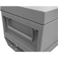 Boîte de rangement pour le chantier, 32" x 19" x 17-13/16", Acier, Gris PB Rental Co. Ltd.