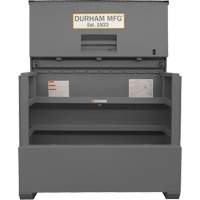 Boîte de rangement pour le chantier, style piano, 60-1/2" la x 34-3/4" p x 49-3/8" h, Gris PB Rental Co. Ltd.