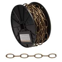 Decorator Chain, Carbon Steel, #10 x 60' (18.3 m) L, 35 lbs. (0.0175 tons) Load Capacity PB Rental Co. Ltd.
