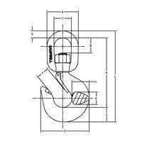 Latched Swivel Hoist Hook PB Rental Co. Ltd.