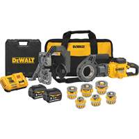 FlexVolt&reg; Max* Cordless Pipe Threader Kit with Dieheads, 30 RPM, 1/2" - 2" Pipe Thread PB Rental Co. Ltd.